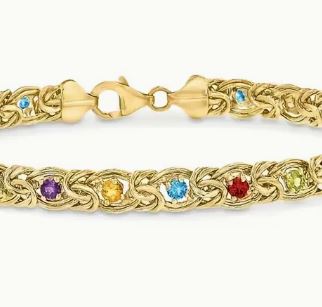 925 Sterling Silvery Colored or Gold plated with 18 ct Moissanite Grass Rope Bracelet, Women's