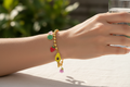 Model Wearing Fruit Bracelet 1