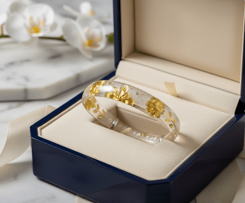 Golden Flower Bracelet - Adjustable Wedding Banquet Jewelry for Teens - winterGreenbeatynzshop