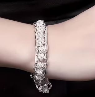 New 925 Elegant Bracelet Fashion Ford Vintage Braided - winterGreenbeatynzshop