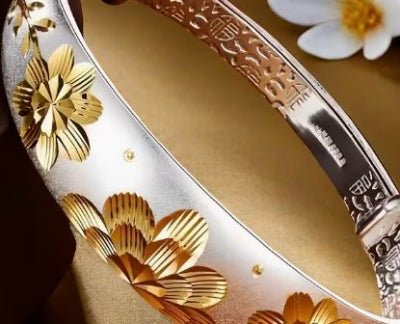 Golden Flower Bracelet - Adjustable Wedding Banquet Jewelry for Teens - winterGreenbeatynzshop