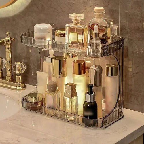 New Bathroom Storage Rack Toilet Double Layer Cosmetics Storage - winterGreenbeatynzshop