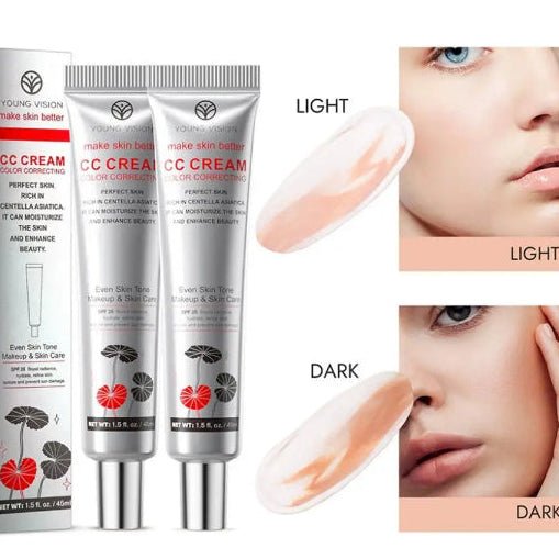 White Foundation Makeup High Coverage Waterproof Color Change Korean - winterGreenbeatynzshop