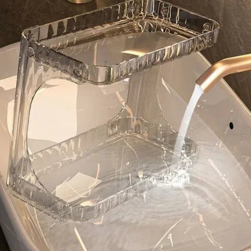 New Bathroom Storage Rack Toilet Double Layer Cosmetics Storage - winterGreenbeatynzshop