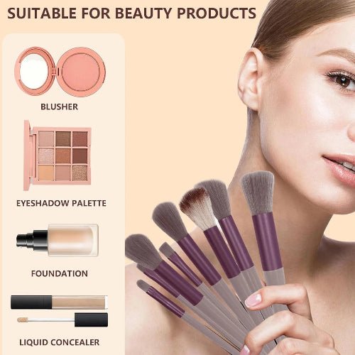 Makeup Brushes Set 13pcs Set INC Makeup Brushes Soft Packaging Bag - winterGreenbeatynzshop