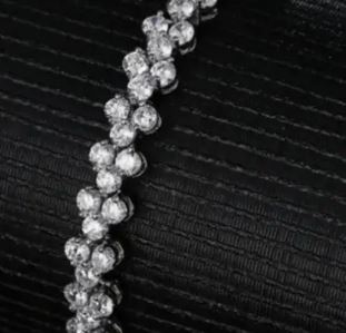 1.5 ct Moissanite Bracelet 925 Silver | with clip enclosure - winterGreenbeatynzshop