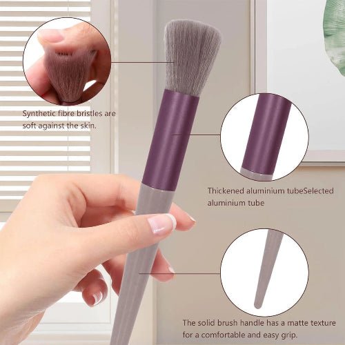 Makeup Brushes Set 13pcs Set INC Makeup Brushes Soft Packaging Bag - winterGreenbeatynzshop