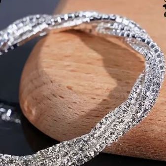 S925 Fashion Multi styled layer mossiante bracelet free catkin Lip gloss - winterGreenbeatynzshop