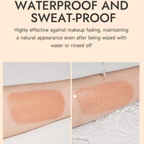 White Foundation Makeup High Coverage Waterproof Color Change Korean - winterGreenbeatynzshop