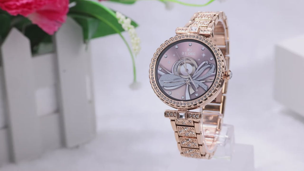 Women'S Smartwatch, 1.19-inch HD AMO LED