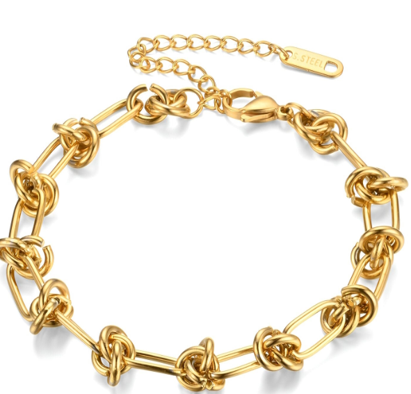 Twisted knot luv bracelet